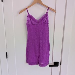 ✨4 for 12 Victoria’s Secret Purple Lace Slip - Small